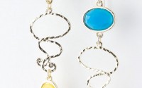 6723-OVAL LINK DROP EARRINGS